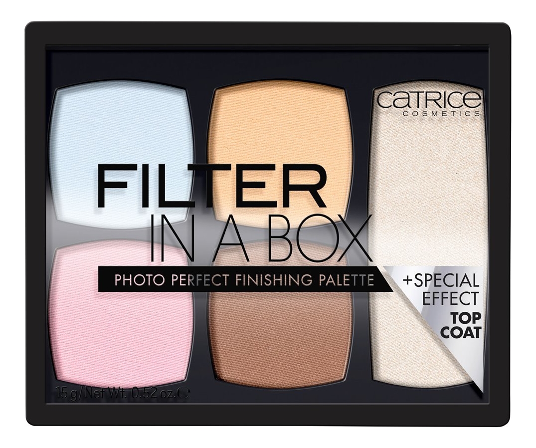 

Палетка для макияжа лица Filter In A Box Photo Perfect Finishing Palette 15г: No 010, Палетка для макияжа лица Filter In A Box Photo Perfect Finishing Palette 15г