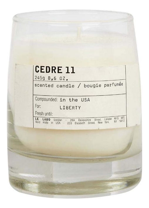 Le Labo Cedre 11: свеча 245г конфеты курская птичка 245г
