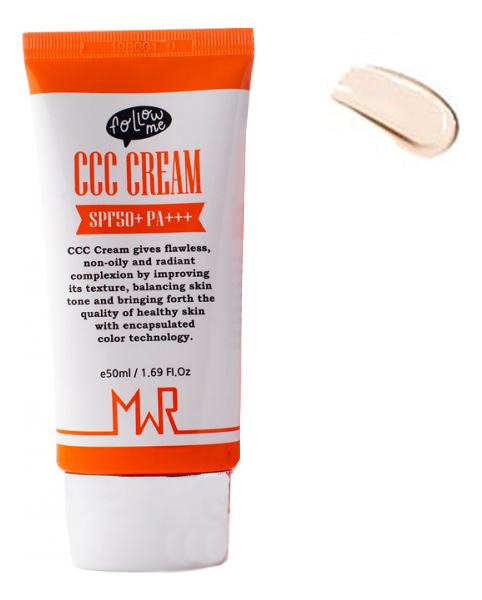 

Корректирующий крем для лица MWR Eco ССС Cream 50мл: Light, Корректирующий крем для лица MWR Eco ССС Cream 50мл