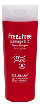Шампунь против выпадения окрашенных волос Free & Free Damange Aid Serum Shampoo 180мл