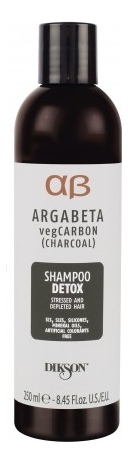 Шампунь для волос Argabeta Veg Carbon Shampoo Detox: Шампунь 250мл