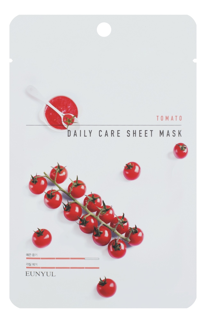

Тканевая маска для лица с экстрактом томата Tomato Daily Care Sheet Mask 22г: Маска 3шт, Тканевая маска для лица с экстрактом томата Tomato Daily Care Sheet Mask 22г