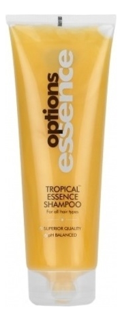 

Шампунь для волос с фруктовыми экстрактами Options Essence Tropical Essence Shampoo: Шампунь 250мл, Шампунь для волос с фруктовыми экстрактами Options Essence Tropical Essence Shampoo