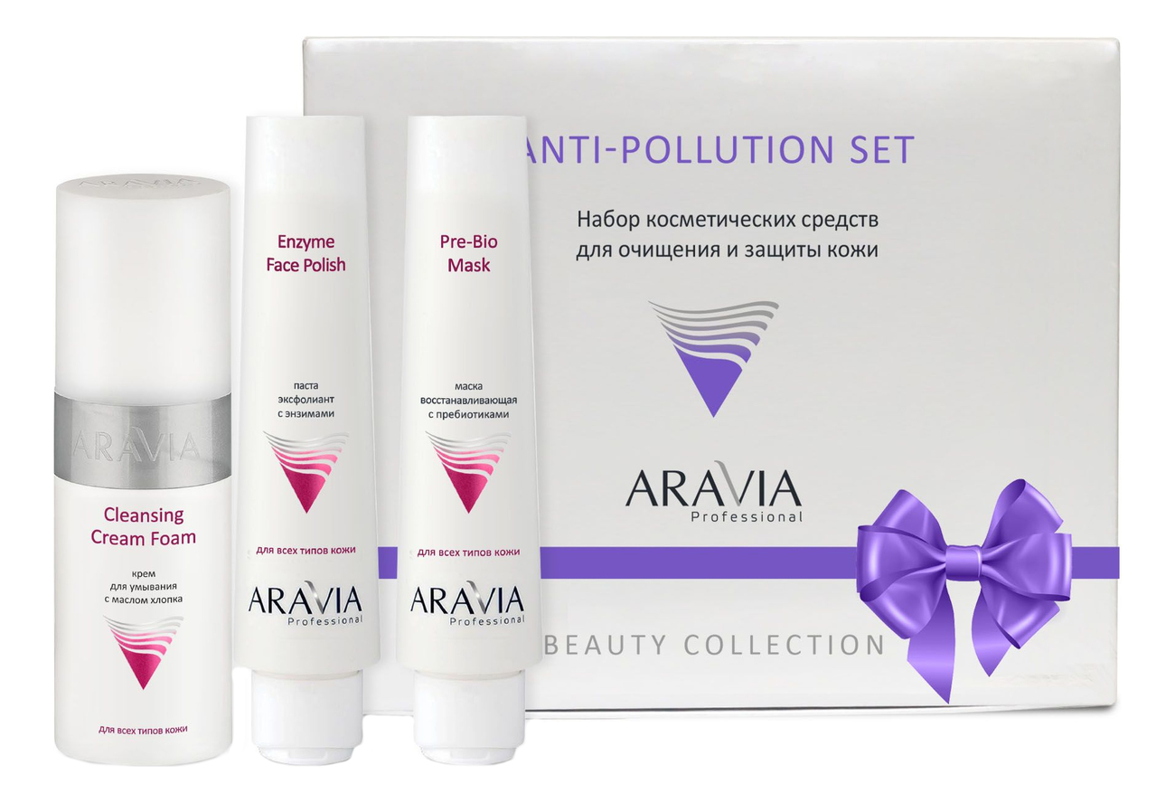 

Набор для лица Anti-Pollution Set (крем д/умывания 150мл + паста-эксфолиант 100мл + маска 100мл)