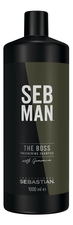 Sebastian Освежающий шампунь для объема волос Seb Man The Boss Thickening Shampoo