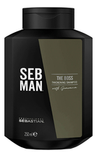 Sebastian Освежающий шампунь для объема волос Seb Man The Boss Thickening Shampoo