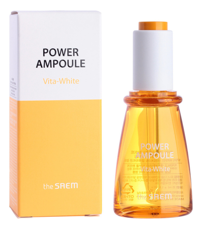 The Saem Осветляющая сыворотка для лица Power Ampoule Vita-White 35мл