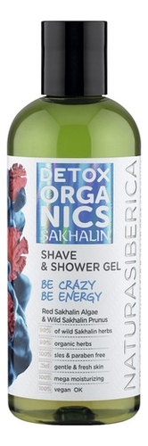 

Гель для душа Энергетический Detox Organics Sakhalin 270мл