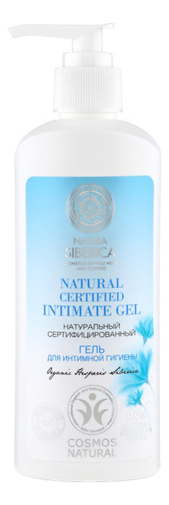 

Натуральный гель для интимной гигиены Natural Certified Intimate Gel 270мл