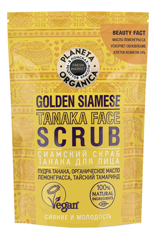 

Сиамский cкраб-танака для лица Golden Siamese Tanaka Face Scrub 100мл