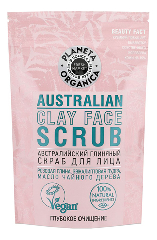 

Австралийский глиняный скраб для лица Australian Clay Face Scrub 100г