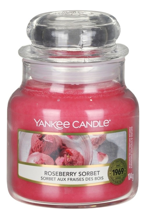 

Ароматическая свеча Roseberry Sorbet: Свеча 104г, Ароматическая свеча Roseberry Sorbet