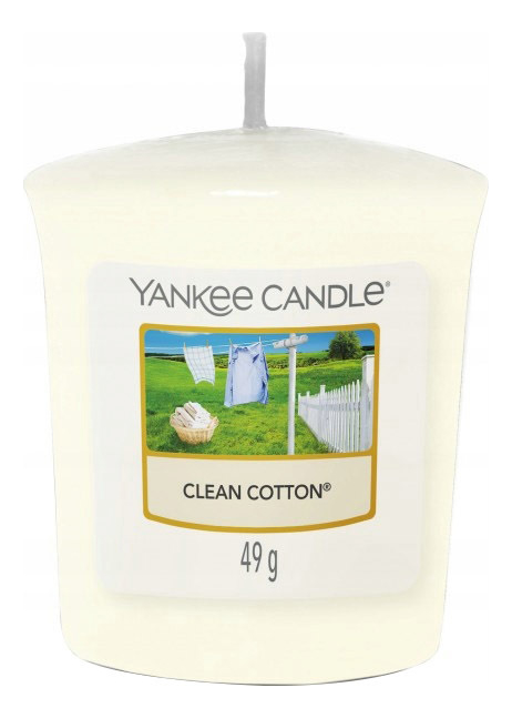 

Ароматическая свеча Clean Cotton: Свеча 49г, Ароматическая свеча Clean Cotton