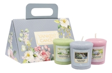 Yankee Candle Набор свечей Garden Hideaway 3*49г (Water Garden + Sunny Daydream + Afternoon Escape)
