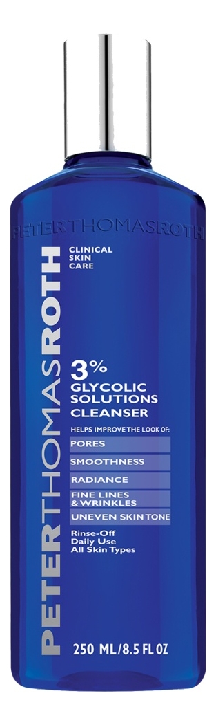 

Очищающий гель для лица с 3% гликолевой кислотой Glycolic Solutions Cleanser 250мл