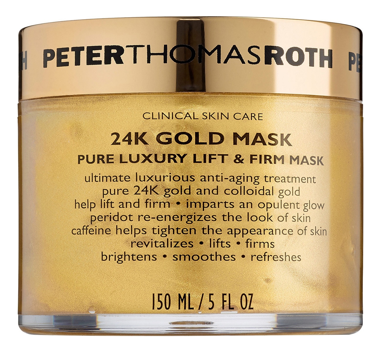 Маска для лица с золотом 24K Gold Mask 150мл peter thomas roth pampkin enzyme mask 150мл
