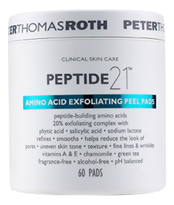 

Отшелушивающие диски для лица с пептидами Peptide 21 Amino Acid Exfoliating Peel Pads 60шт