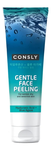 Пилинг для лица Gentle Face Peeling With Hyaluronic Acid And Agave 120мл гель для умывания consly гель для деликатного очищения отшелушивающий gentle face peeling with hyaluronic acid and agave