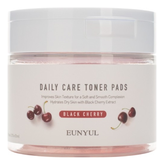 

Освежающие тонизирующие подушечки для лица Daily Care Black Cherry Toner Pads 70шт