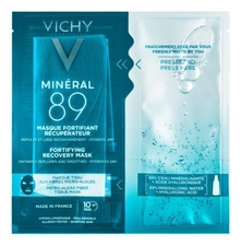 Vichy Экспресс-маска на тканевой основе из микроводорослей Mineral 89 Marque Fortifiant 29мл
