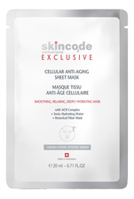 Skincode Клеточная тканевая маска для лица Exclusive Cellular Anti-Aging Sheet Mask 20мл