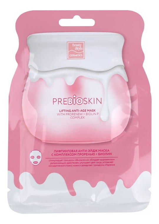 

Лифтинговая антивозрастная маска с пребиотиком ПроРенью + Биолин PrebioSkin Lifting Anti-Age Mask 30г: Маска 1шт, Лифтинговая антивозрастная маска с пребиотиком ПроРенью + Биолин PrebioSkin Lifting Anti-Age Mask 30г