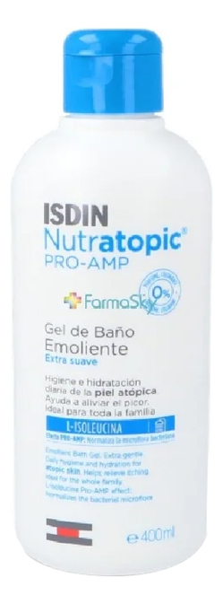 

Смягчающий гель для душа для атопичной кожи Nutratopic Pro-AMP Gel De Bano: Гель 400мл, Смягчающий гель для душа для атопичной кожи Nutratopic Pro-AMP Gel De Bano