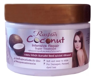 ISME восстанавливающая маска для волос с кокосовым маслом rasyan coconut intensive repair super treatment купить в Москве на Randewoo.ru
