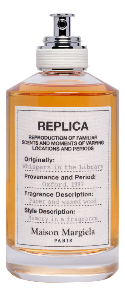 

Replica Whispers In The Library: туалетная вода 100мл уценка, Replica Whispers In The Library