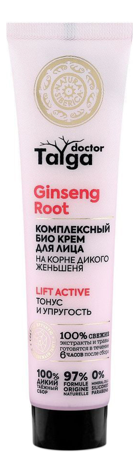 

Комплексный био крем для лица Тонус и упругость Doctor Taiga Jinseng Root 40мл