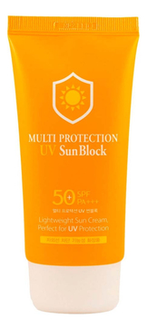 Солнцезащитный крем Multi Protection UV Sun Block SPF50+ PA+++ 70мл