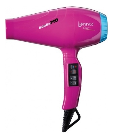 

Фен для волос Luminoso Ionic 2100W (2 насадки): Rosa BAB6360IFE, Фен для волос Luminoso Ionic 2100W (2 насадки)