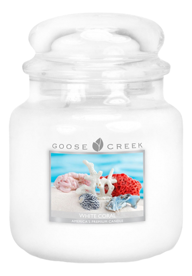 Ароматическая свеча White Coral (Белый Коралл): свеча 454г ароматическая свеча strawberry jam клубничный джем свеча 454г