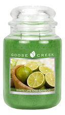 Goose Creek Ароматическая свеча White Lime & Bamboo (Белый лимон и бамбук)