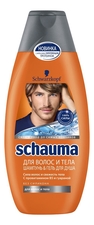 Schauma Шампунь-гель для душа Сила волос и свежесть тела 380мл