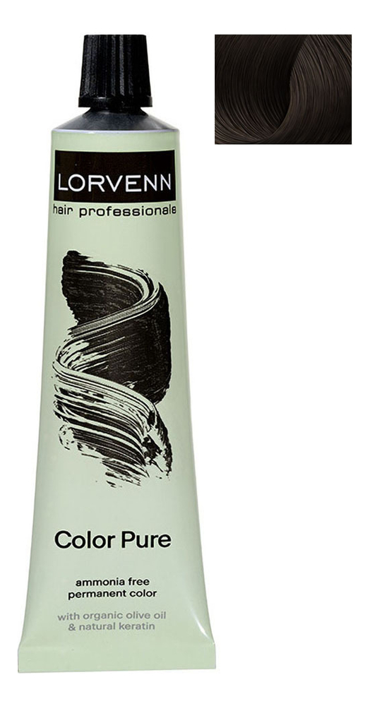 

Безаммиачная краска для волос Color Pure 50мл: 5 Light Brown, Безаммиачная краска для волос Color Pure 50мл