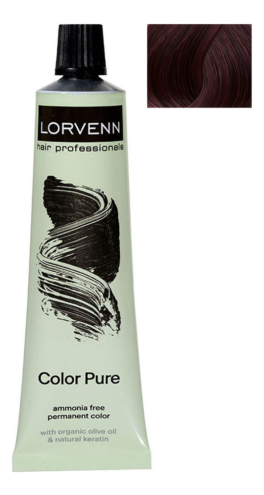 Безаммиачная краска для волос Color Pure 50мл: 5.5 Light Brown Mahogany