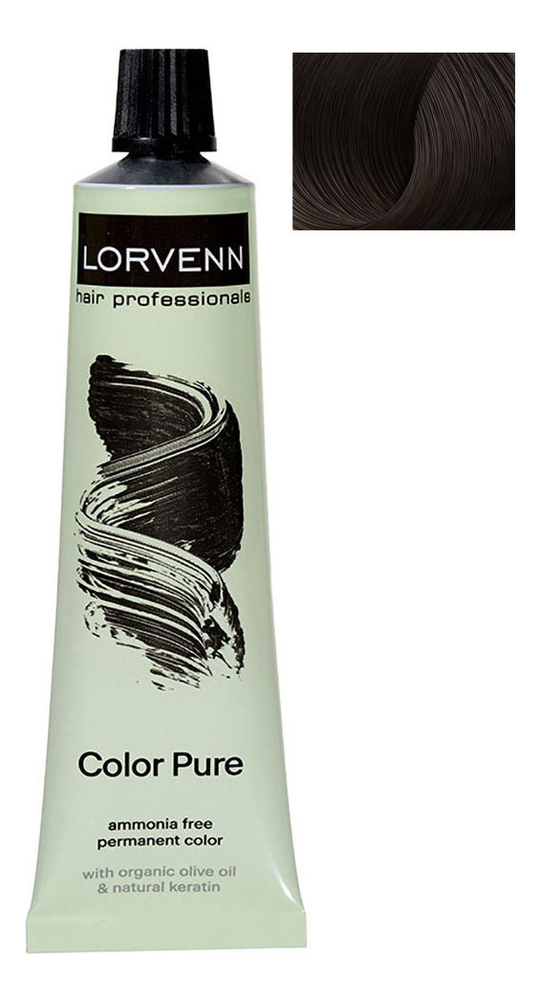 

Безаммиачная краска для волос Color Pure 50мл: 6.1 Dark Blond Ash, Безаммиачная краска для волос Color Pure 50мл