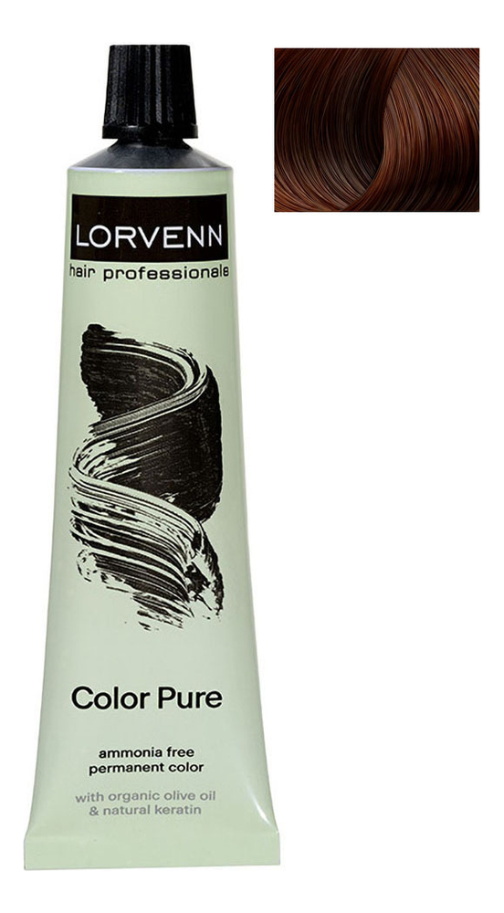 

Безаммиачная краска для волос Color Pure 50мл: 6.45 Dark Blond Copper Mahogany, Безаммиачная краска для волос Color Pure 50мл
