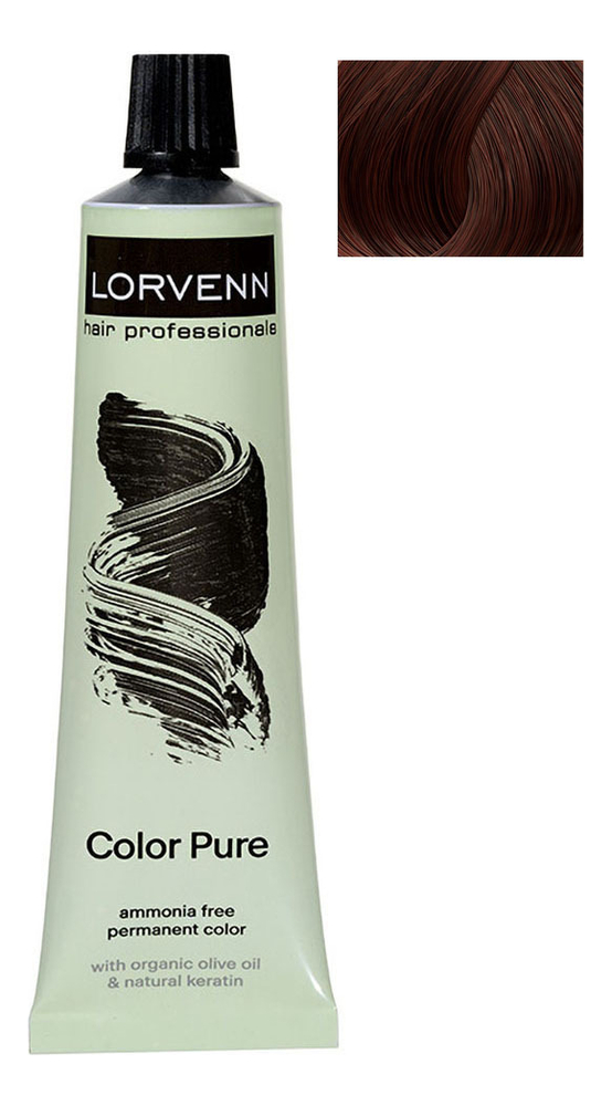 Безаммиачная краска для волос Color Pure 50мл: 6.52 Dark Blond Mahogany Iridescent