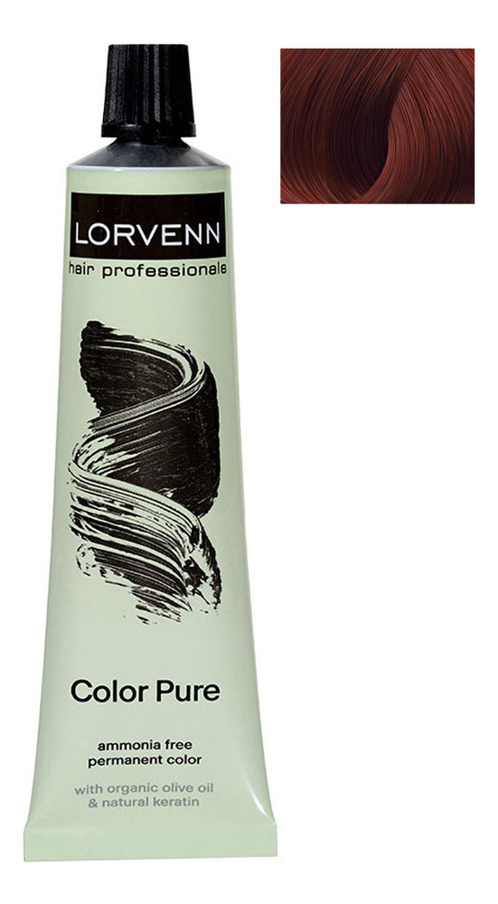 

Безаммиачная краска для волос Color Pure 50мл: 6.60 Dark Blond Red Intense, Безаммиачная краска для волос Color Pure 50мл