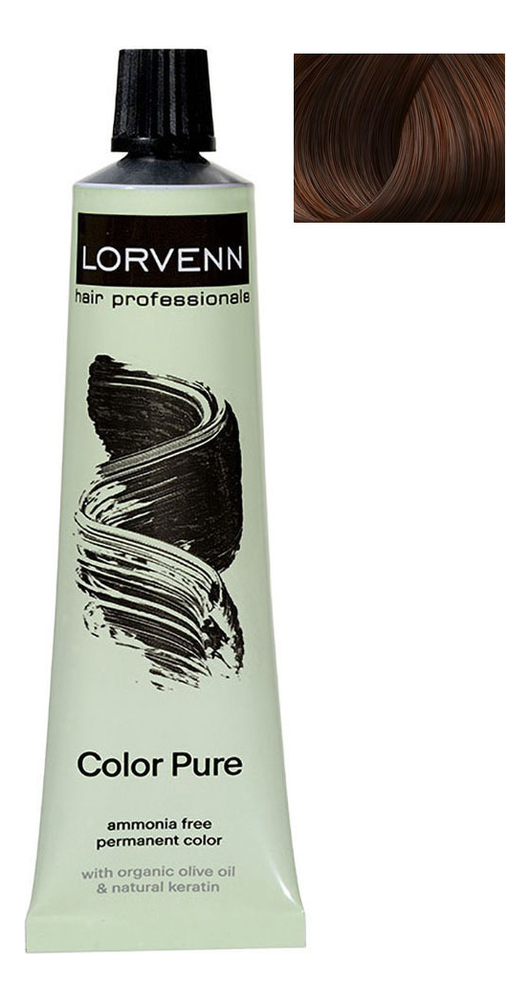 

Безаммиачная краска для волос Color Pure 50мл: 7.77 Deep Cafe, Безаммиачная краска для волос Color Pure 50мл