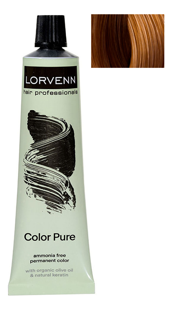 

Безаммиачная краска для волос Color Pure 50мл: 8.33 Light Gold Blond, Безаммиачная краска для волос Color Pure 50мл