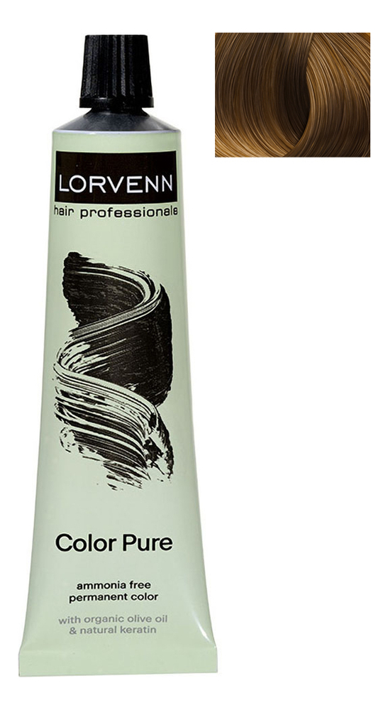 

Безаммиачная краска для волос Color Pure 50мл: 8.37 Light Blond Gold Brown, Безаммиачная краска для волос Color Pure 50мл