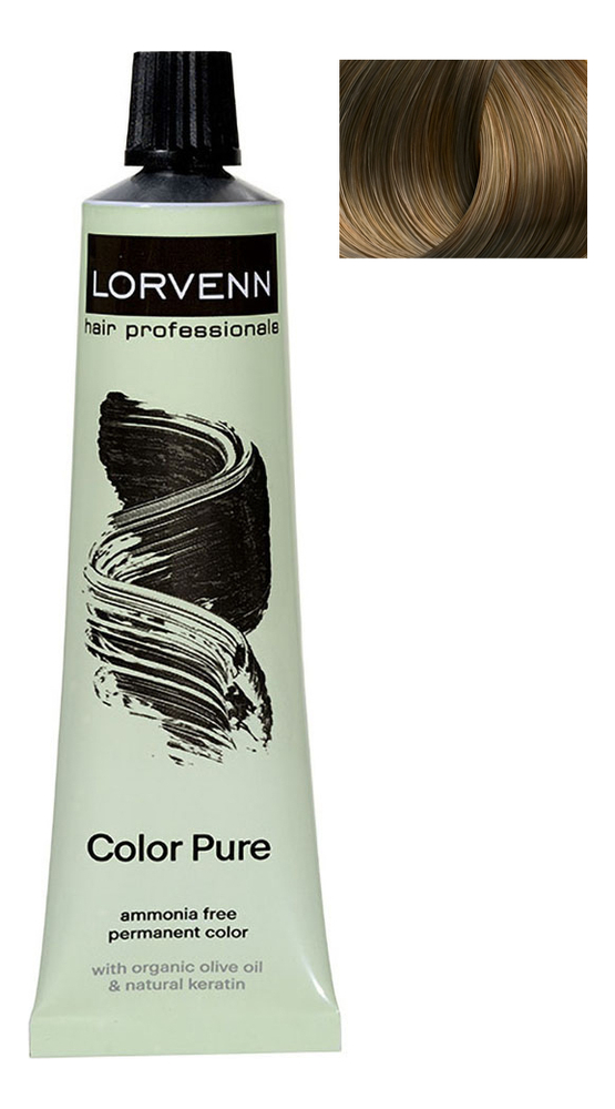 

Безаммиачная краска для волос Color Pure 50мл: 8.71 Light Blond Copper Ash, Безаммиачная краска для волос Color Pure 50мл
