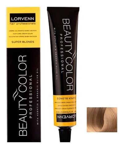 Купить Стойкая крем-краска для волос Beauty Color Professional Super Blonds 70мл: 1001.1 Super Blond Ash-Ash, Lorvenn