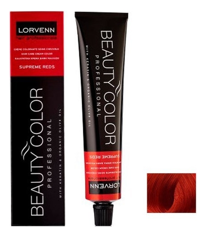 

Стойкая крем-краска для волос Beauty Color Professional Supreme Reds 70мл: 8.60 Blond Bright Red, Стойкая крем-краска для волос Beauty Color Professional Supreme Reds 70мл