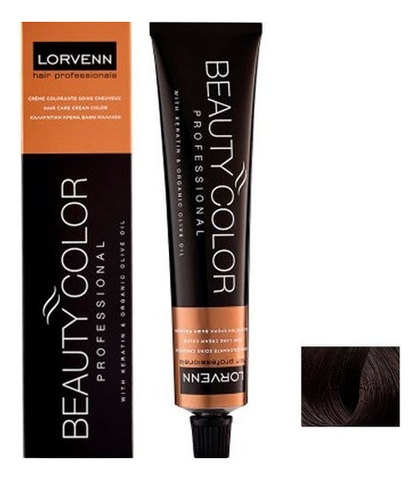 

Стойкая крем-краска для волос Beauty Color Professional 70мл: 3 Dark Brown, Стойкая крем-краска для волос Beauty Color Professional 70мл