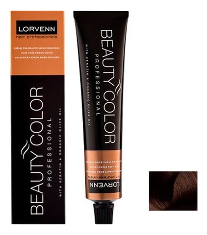 

Стойкая крем-краска для волос Beauty Color Professional 70мл: 4.75 Brown Palissandre, Стойкая крем-краска для волос Beauty Color Professional 70мл