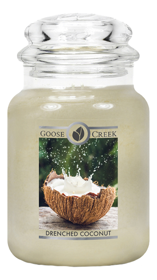 Ароматическая свеча Drenched Coconut (Влажный кокос): свеча 680г ароматическая свеча moonlit coconut кокосовый орех свеча 680г